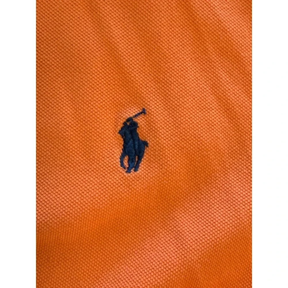 Polo Ralph Lauren Polo Shirt Mens 2XLT Tall Orange Short Sleeve Pony Logo
